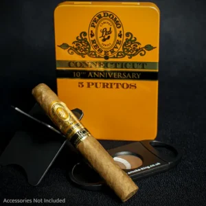 Perdomo 10th Anniversary Connecticut Nicaraguan Puritos Cigars - Tin of 5