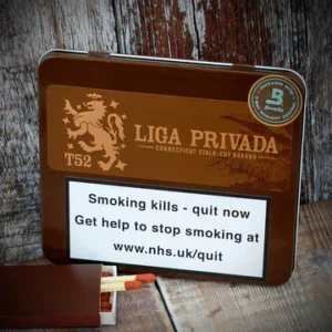 kuzglojocfw Drew Estate Tin Liga Privada T52 Coronet Cigars - Tin of 10