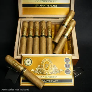 Perdomo 10th Anniversary Connecticut Super Toro Cigars - Box of 25