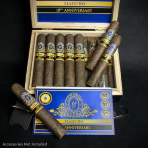 Perdomo 10th Anniversary Maduro Super Toro Cigars - Box of 25