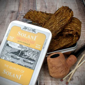 Solani 633 Virginia with Perique Flake Pipe Tobacco 100g Tin