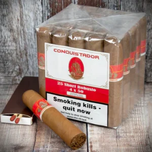 Conquistador Short Robusto Cigars - Bundle of 25