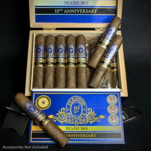 Perdomo 10th Anniversary Maduro Robusto Cigars - Box of 25