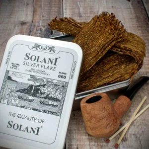 Solani 660 Silver Flake Pipe Tobacco 100g Tin