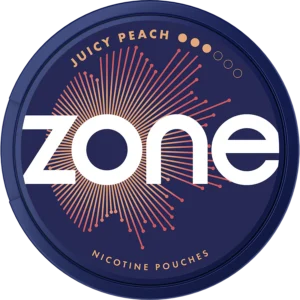 ZONE Juicy Peach Nicotine Pouches 10mg