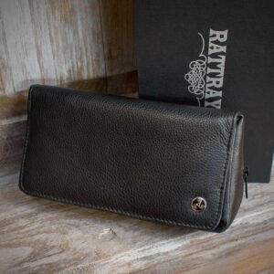 Rattray's Black Knight Leather Pipe Tobacco Pouch - Combo 1