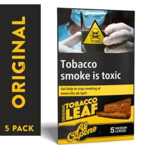 Al Capone Original Tobacco Leaf Pack of 5 Medium Leaves