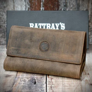 Rattray's Peat Leather Pipe Tobacco Pouch - Large Roll Up 1