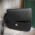 Peterson Two Pipe Combination Pouch - Zipped Black (POU-133)