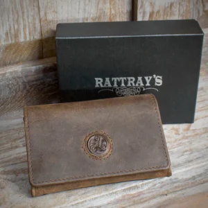 Rattray's Peat Leather Pipe Tobacco Pouch - Small Stand Up 2