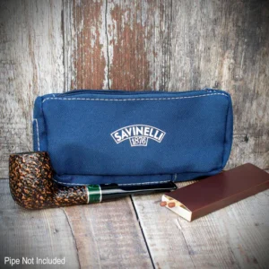 Savinelli Cloth Pipe Bag Blue - SAVT427