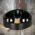 3 Pipe Ashtray Gloss Black