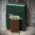 Peterson of Dublin Irish Harp Pipe Lighter - Brown Leather
