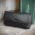 Peterson Two Pipe Combination Pouch - Press Stud Black (POU-137)